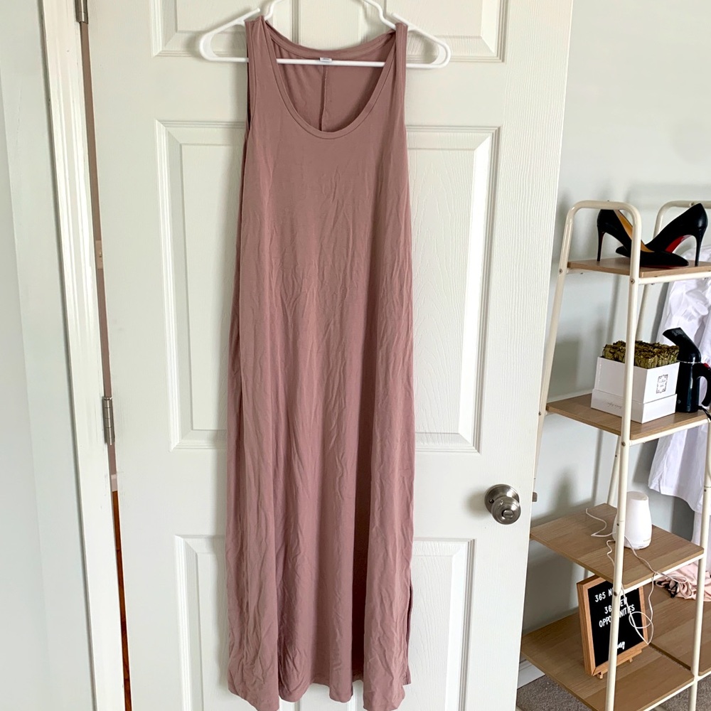 Dusty Pink Maxi Dress